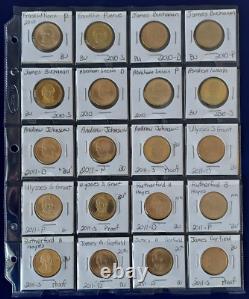 Complete P D & S Presidential 117 US Mint Coin set #659