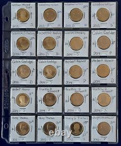 Complete P D & S Presidential 117 US Mint Coin set #659