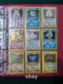 Complete Pokemon Base Set Unlimited Master Set EX To NM