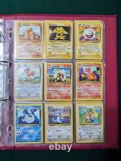 Complete Pokemon Base Set Unlimited Master Set EX To NM