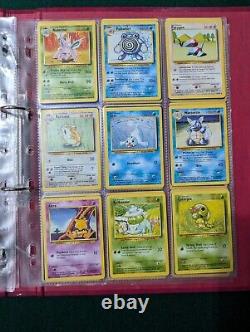 Complete Pokemon Base Set Unlimited Master Set EX To NM