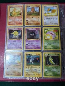 Complete Pokemon Base Set Unlimited Master Set EX To NM