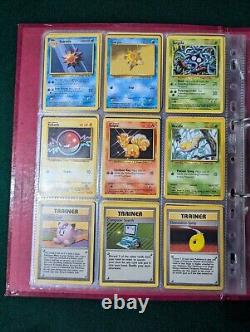 Complete Pokemon Base Set Unlimited Master Set EX To NM