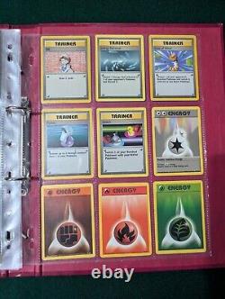 Complete Pokemon Base Set Unlimited Master Set EX To NM