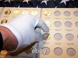 Complete Presidential Golden Dollar Set 40 Coins In Littleton Folder Unc