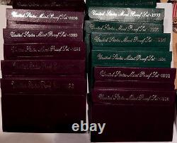 Complete Run Us Mint Clad Proof Sets Dated 1968 To 1998 31 Original Sets