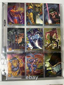 Complete SET #1-89 Fleer Ultra X-Men Chromium Chrome Holo Foil Cards 1995? MINT