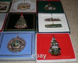 Complete Set / Lot (39) White House Historical Association Ornaments 1981 2019