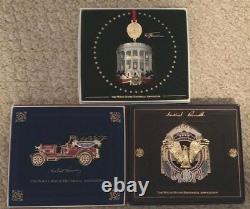 Complete Set / Lot (39) White House Historical Association Ornaments 1981 2019