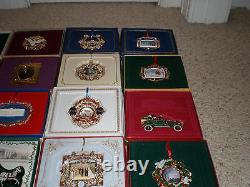 Complete Set / Lot (40) White House Historical Association Ornaments 1981 2020