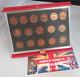 Complete Set Of Farthings George Vi 1937-1952 Unc 16 Coin Set In R/mint Red Book