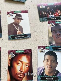 Complete Set Of Yo! MTV Rap Pack Marvel Stussy Very Rare Card Set In Mint Con