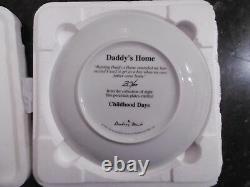 Complete Set of 8 Collectable Danbury Mint Donald Zolan Childhood Days Plates