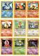 Complete Uncommon / Common Base Set Pokemon Cards Pikachu Squirtle Charmander