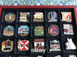 Danbury Mint British Victory Pins Complete Set 50 pins with Display Box & Cards