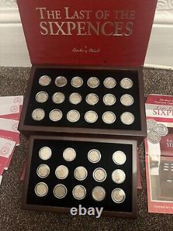 Danbury Mint The Last Of The Sixpences Collection 1936-67 Complete Set