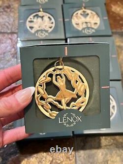 Discontinued Complete Set Of Lenox 12 Days Of Christmas Ornament Mint In Boxes