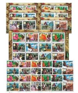EUROPA CEPT-50th anniversary, 50 different countries, complete mint sets and SS