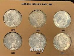Fabulous 32 Coin COMPLETE 1878-1921 Morgan Silver Dollar Date/Mint Set, Hi Grade