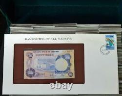 Franklin Mint Banknotes of All Nations NEAR COMPLETE SET 131 Notes