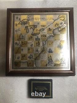 Franklin Mint Revolutionary War Chess Set Complete with Paper Work