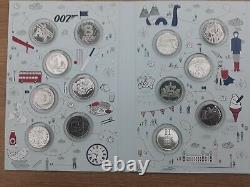 Full Set Uncirculated 2018 A-Z 10p Coins In Official Royal Mint Album Complete