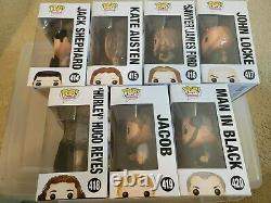 Funko Pop! Lost, Lot of 7 Complete Set, Vaulted/Retired All with Protectors