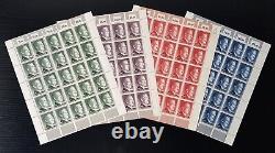 German Empire Third Reich 1942 Adolf Hitler Rm Value Complete Set Of 4 Mnh