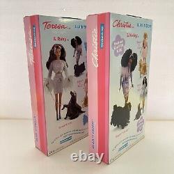 Glam N Groom Barbie Teresa Christie Complete Set 1999 NOS Ruby Keeley Lacey