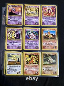 Gym Challenge Complete Set Common/Uncommon ONLY With RARE Trainers 37-126 MINT
