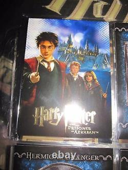 Harry potter poa complete 90 rare gold base cards set mint in ultra pro pages