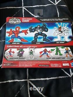Hasbro Marvel The Amazing Spider Man Figures Super Hero Squad Complete set mint