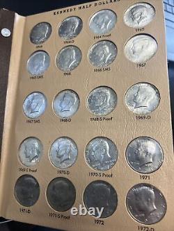 Kennedy Half Dollar Set Complete 1964-1987 Dansco Album