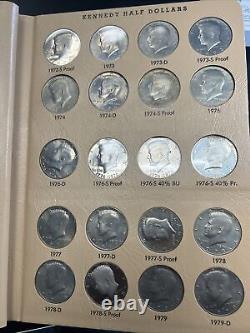 Kennedy Half Dollar Set Complete 1964-1987 Dansco Album