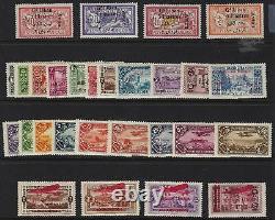 Lebanon 1924 30 Four Complete Mint Sets Sg 54 71 79 90 141 44 181 190 Hinged