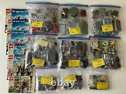 Lego Kingdoms Castle 7 Set LOT 6918 7946 7947 7948 7949 (x2) 7950 100% Complete