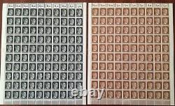 Lot Stamp Germany 21 Sheet 1941 WWII Fascism War Era Hitler Complete Set MNH