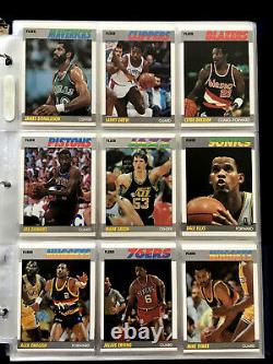 MICHAEL JORDAN 1987 FLEER #59 2ND YEAR NM-MINT BGS 8 COMPLETE SET With STICKERS