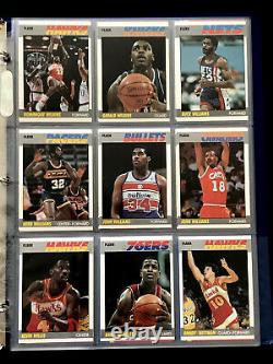 MICHAEL JORDAN 1987 FLEER #59 2ND YEAR NM-MINT BGS 8 COMPLETE SET With STICKERS