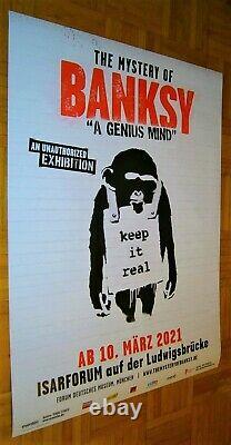 MINT! COMPLETE SET! 2021 3x XL (3x 84cm) BANKSY German Exhibition Art Poster