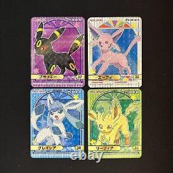 Marumiya Eeveelution Holo Complete Pokemon Japanese Card Near Mint Stickers