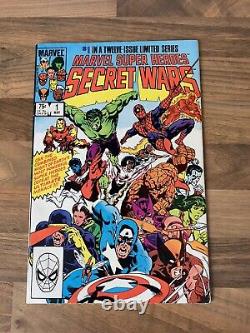 Marvel Super Heroes Secret Wars 1984 Comics Complete Set #1 12