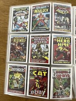 Marvel Superheroes First Issue Covers Cards 1984 Complete Set Rare