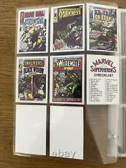 Marvel Superheroes First Issue Covers Cards 1984 Complete Set Rare