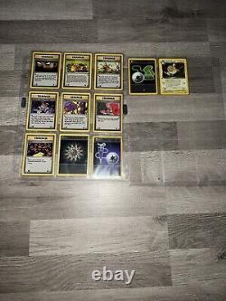 Mint 1st Edition Team Rocket Complete Set Pokémon Cards 83/82