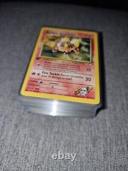 Near COMPLETE Gym Heroes Common Uncommon Set 1st EDITION Pokémon Cards 83/132 NM