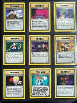 Near Complete Gym Challenge Set 10 Holo pokemon cards complete non holo NM wotc
