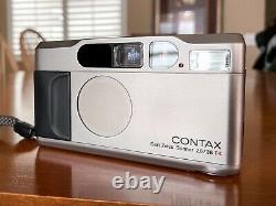 Near Mint Contax T2 complete matching set fully working- samples