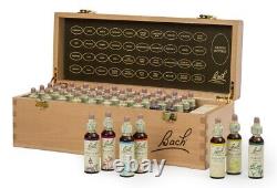 Nelson Bach complete Set 20ml Original Flower Remedies in hardwood box BBE 2025