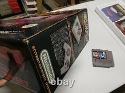Nintendo Entertainment System Boxed, NES Action Set CIB Complete NEAR MINT Box